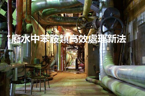 “廢水中苯胺類高效處理新法，環(huán)保先鋒引領(lǐng)綠色以后”